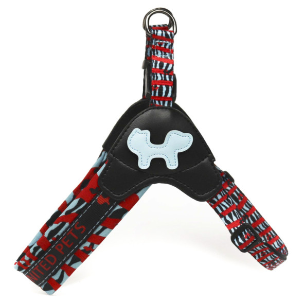 United Pets Complete me шлейка для собак, S 42 x 44-58 см, красная зебра