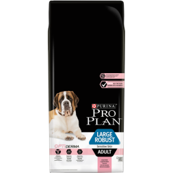 Сухой корм PRO PLAN® для взрослых собак крупных пород с мощным телосложением с чувствительной кожей, с высоким содержанием лосося 14 кг