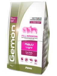 Gemon Dog Light сухой корм для взрослых собак всех пород с избыточным весом 3 кг