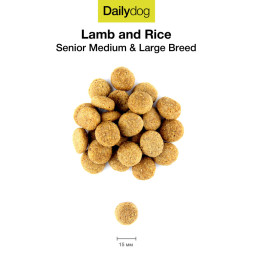 Dailydog Senior Medium Large Breed Lamb and Rice для пожилых собак средних и крупных пород с ягненком и рисом - 20 кг