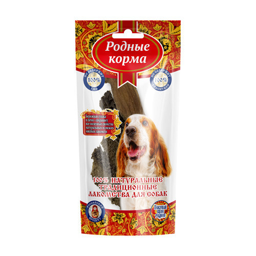 Родные Корма Традиционные лакомство для собак желудок телячий - 55 г