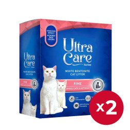 Ultra Care Fine Small Cats &amp;amp; Kittens комкующийся наполнитель для кошачьего туалета для котят и мелких кошек