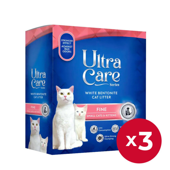 Ultra Care Fine Small Cats &amp;amp; Kittens комкующийся наполнитель для кошачьего туалета для котят и мелких кошек