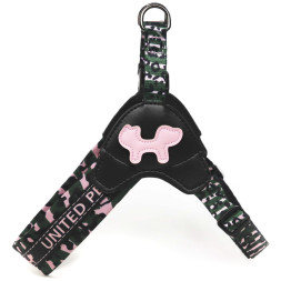 United Pets Complete me шлейка для собак, L 51 x 44-58 см, розовый камуфляж