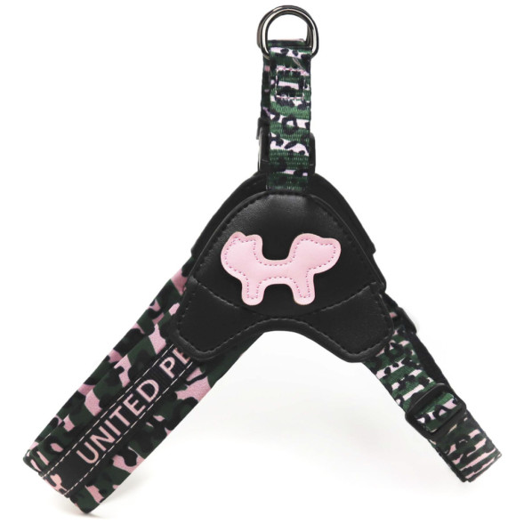 United Pets Complete me шлейка для собак, L 51 x 44-58 см, розовый камуфляж