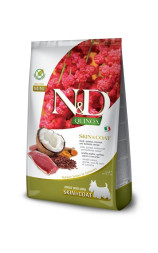 Farmina N&amp;amp;D Quinoa Dog Skin &amp;amp; Coat Mini Duck сухой беззерновой корм для взрослых собак мелких пород для кожи и шерсти с уткой и киноа - 2,5 кг