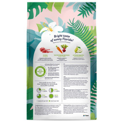 Florida сухой корм для взрослых стерилизованных кошек и кастрированных котов с ягненком и грушей - 800 г