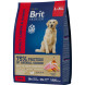 Brit Premium Dog Adult Large and Giant сухой корм для взрослых собак крупных и гигантских пород с курицей - 3 кг