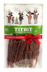 Titbit Новогодняя коллекция лакомство для собак нарезка из говядины - 60 г