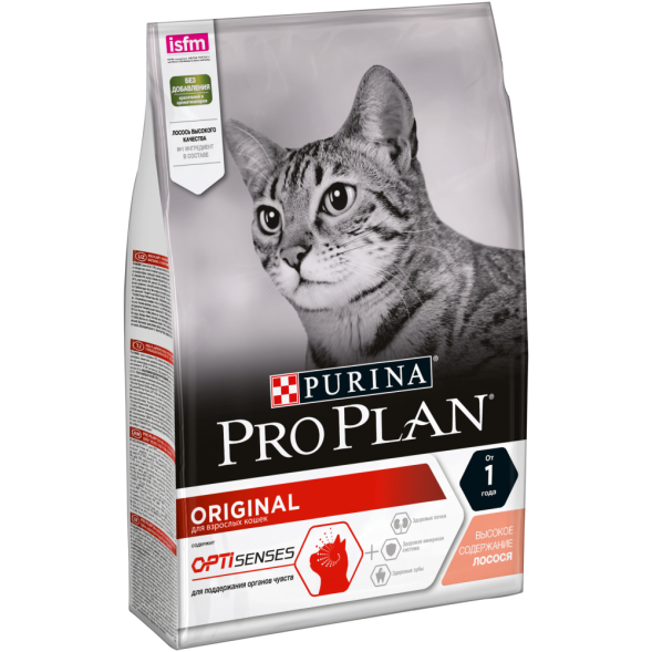 Pro Plan Cat Adult сухой корм для взрослых кошек с лососем - 3 кг