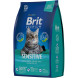 Brit Premium Cat Sensitive сухой корм для взрослых кошек с чувствительным пищеварением с ягненком и индейкой - 800 г