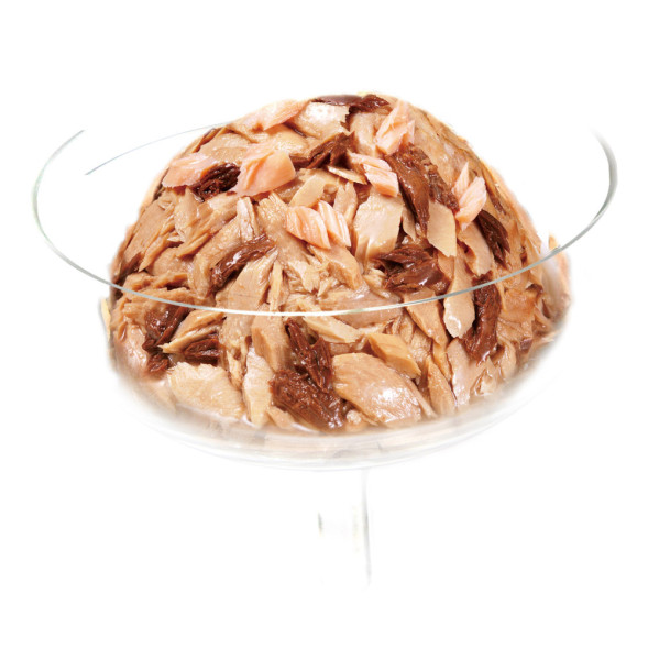 Inaba Ciao Kinnodashi влажный корм для взрослых кошек Тунец Магуро и Тунец Кацуо с семгой, в паучах - 60 г х 12 шт