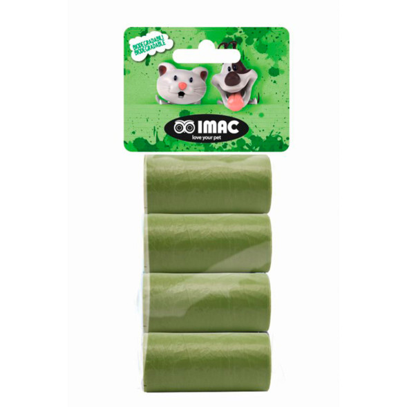 IMAC пакетики для сбора фекалий - 4 уп. (15 шт в упаковке)