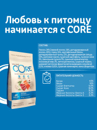 Wellness Сore сухой корм для взрослых кошек с лососем и тунцом 1,75 кг