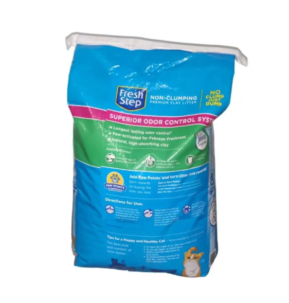 Fresh Step Extra Non Clumping наполнитель впитывающий глиняный, без комков - 34,4 л (18,1 кг)