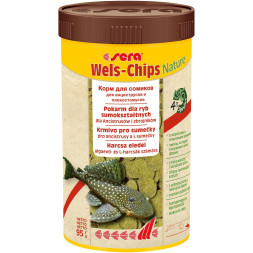 Sera Wels Chips Корм для сомов прилипал - 95 гр
