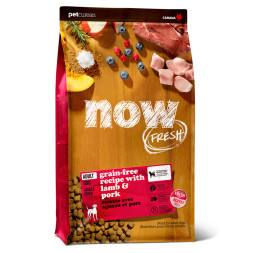 Now Fresh Grain Free Red Meat Adult Recipe DF 24/16 сухой корм для взрослых собак всех пород, с ягненком - 9,98 кг
