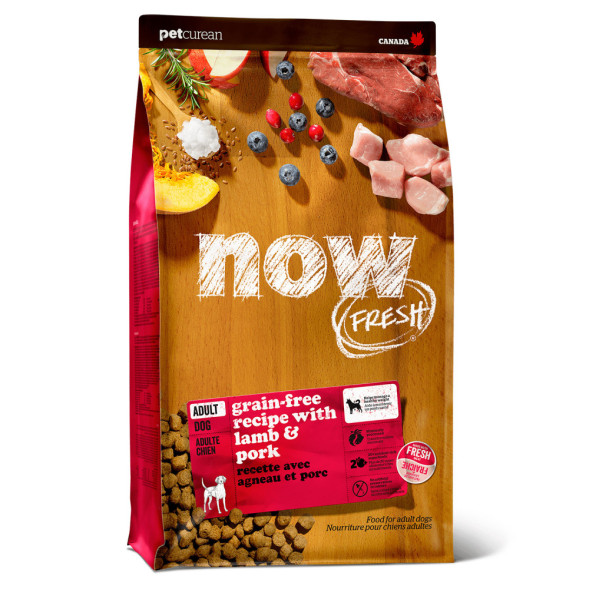 Now Fresh Grain Free Red Meat Adult Recipe DF 24/16 сухой корм для взрослых собак всех пород, с ягненком - 9,98 кг