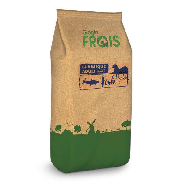 Cухой корм Frais Classique Adult Cat Fish для взрослых кошек всех пород с рыбой - 12 кг