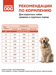 ZOOFOOD полнорационный сухой корм для собак средних и крупных пород с ягненком, говядиной и морковью - 1,1 кг