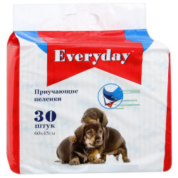 Everyday впитывающие пеленки для животных гелевые, 60х45 см - 30 шт