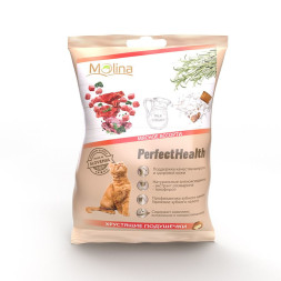 Molina Хрустящие подушечки для кошек мясное ассорти, 50 г