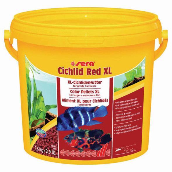 Sera Cichlid Red XL Корм для цихлид крупных размеров - 1,3 кг
