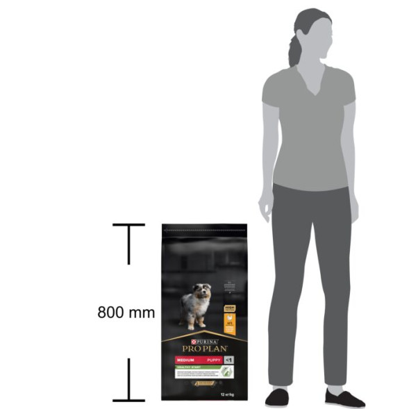 Сухой корм PRO PLAN® для щенков средних пород, с высоким содержанием курицы 12 кг