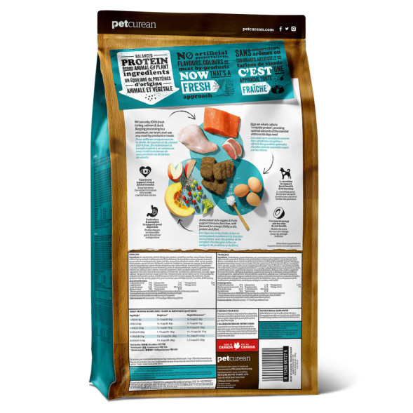 Now Fresh Fresh Senior Large Breed Recipe Grain Free 25/11 сухой корм для пожилых собак крупных пород при избыточном весе, с индейкой и уткой - 11,34 кг