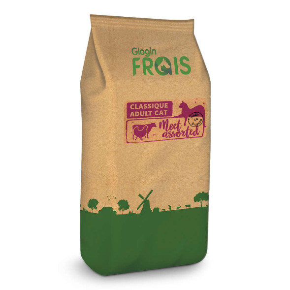 Cухой корм Frais Classique Adult Cat Meet Assorted для взрослых кошек всех пород мясное ассорти - 12 кг