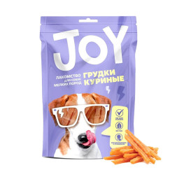 Лакомство JOY Грудки куриные для собак мелких пород - 60 г