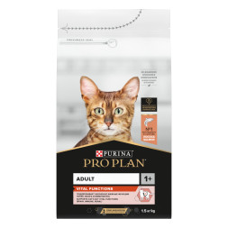 Pro Plan Cat Adult сухой корм для взрослых кошек с лососем - 1,5 кг
