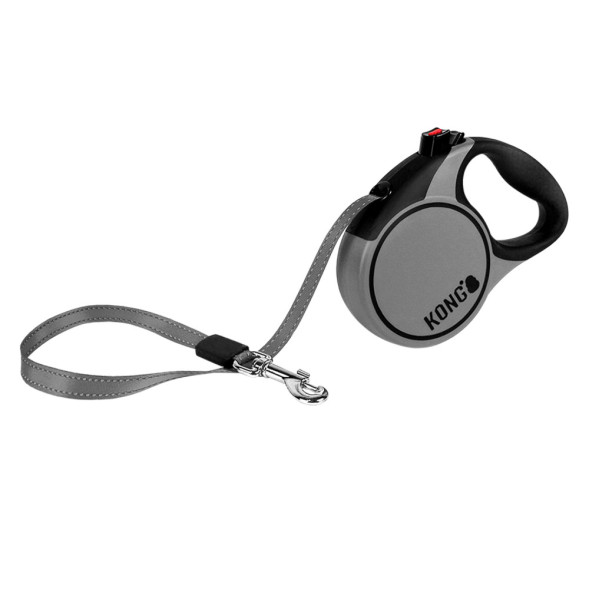 KONG рулетка Terrain XS (до 12 кг) лента 3 метра серый