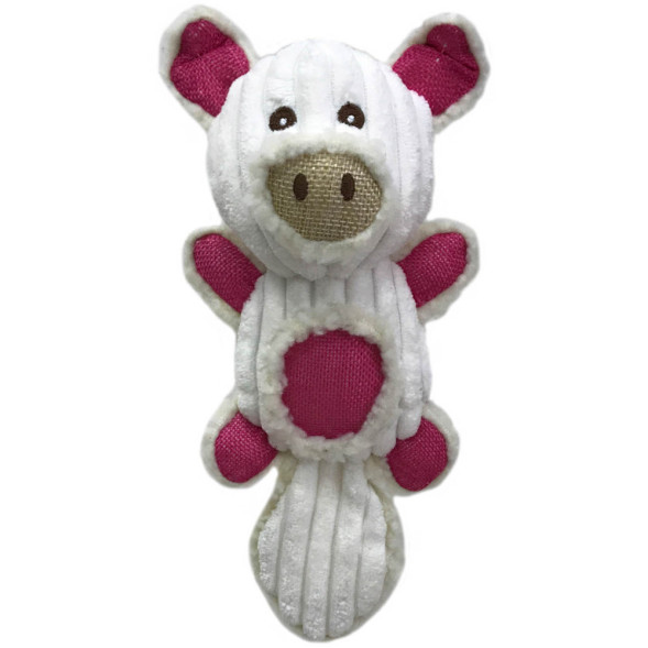 Petpark игрушка для собак Поросенок с большим хвостом, 25 см, белый