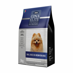 Gina Elite SB Dog Ocean Fish&amp;amp;Rice сухой корм для взрослых собак мелких пород с океанической рыбой и картофелем - 3 кг