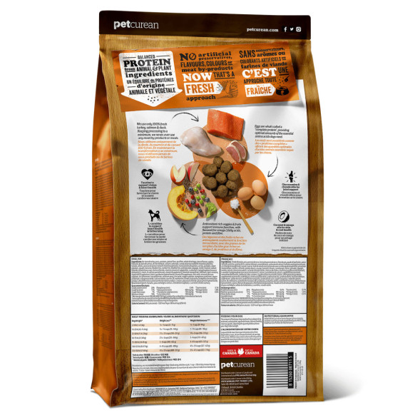 Now Fresh Fresh Senior Recipe Grain Free 24/10 сухой корм для пожилых собак всех пород при избыточном весе, с индейкой и уткой - 5,44 кг