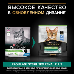 Сухой корм для кошек Pro Plan Sterilised для стерилизованных кошек с кроликом 400 г