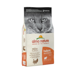 Almo Nature Holistic Adult Cat Turkey сухой корм класса холистик для взрослых кошек с индейкой - 12 кг