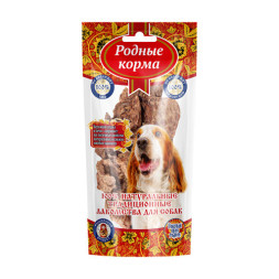 Родные Корма Традиционные лакомство для собак лёгкое говяжье - 30 г