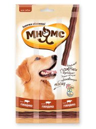 Мнямс лакомые палочки для собак с говядиной - 3х15 г