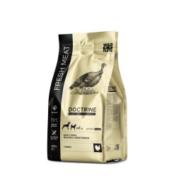 Doctrine сухой корм для взрослых собак средних и крупных пород, с индейкой, со свежим мясом - 800 г