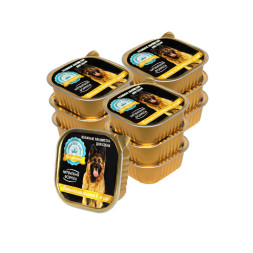 Натуральная формула влажный корм для собак бычьи семенники в желе, в ламистерах - 300 г х 10 шт