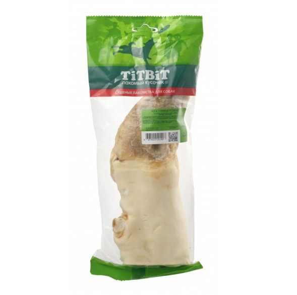 TiTBiT лакомство для собак Нога говяжья резаная - 450 г
