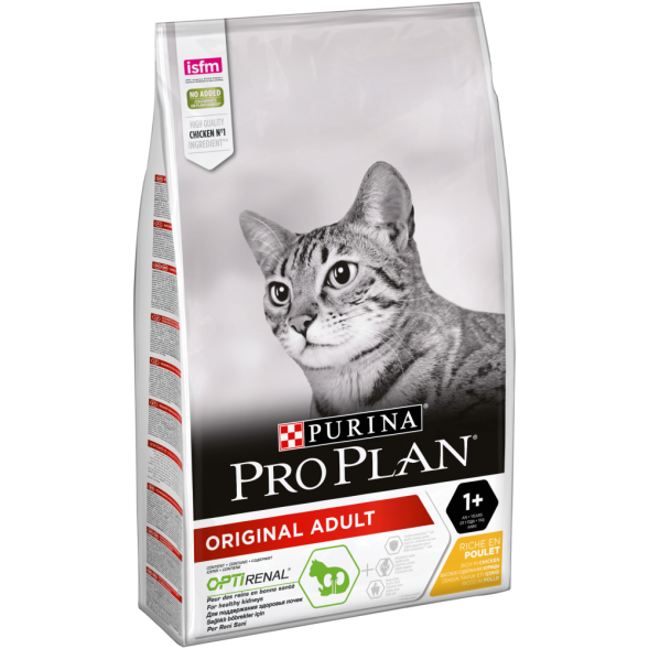 Pro Plan Cat Adult сухой корм для взрослых кошек с курицей - 10 кг