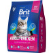 Brit Premium Cat Adult сухой корм для взрослых кошек с курицей - 2 кг