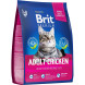 Brit Premium Cat Adult сухой корм для взрослых кошек с курицей - 2 кг