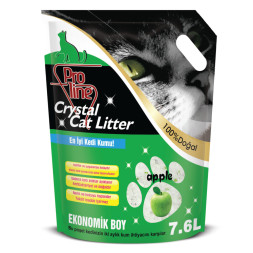 Proline впитывающий силикагелевый наполнитель для кошачьего туалета, с ароматом яблока - 7,6 л (3,1 кг)