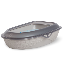 BAMA PET SABBIA био-туалет для кошек, 59,5х40,3х18 см, серый