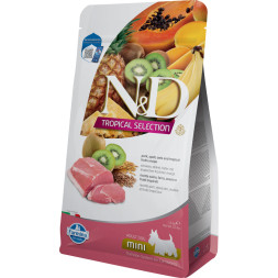 Farmina N&amp;amp;D Dog Tropical Selection Pork Adult Mini сухой корм для взрослых собак мелких пород, со свининой - 1,5 кг