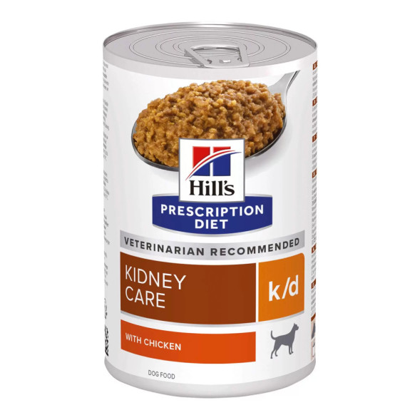 Hills Prescription Diet k/d диетический влажный корм для собак при заболеваниях почек, в консервах - 370  г х 6 шт